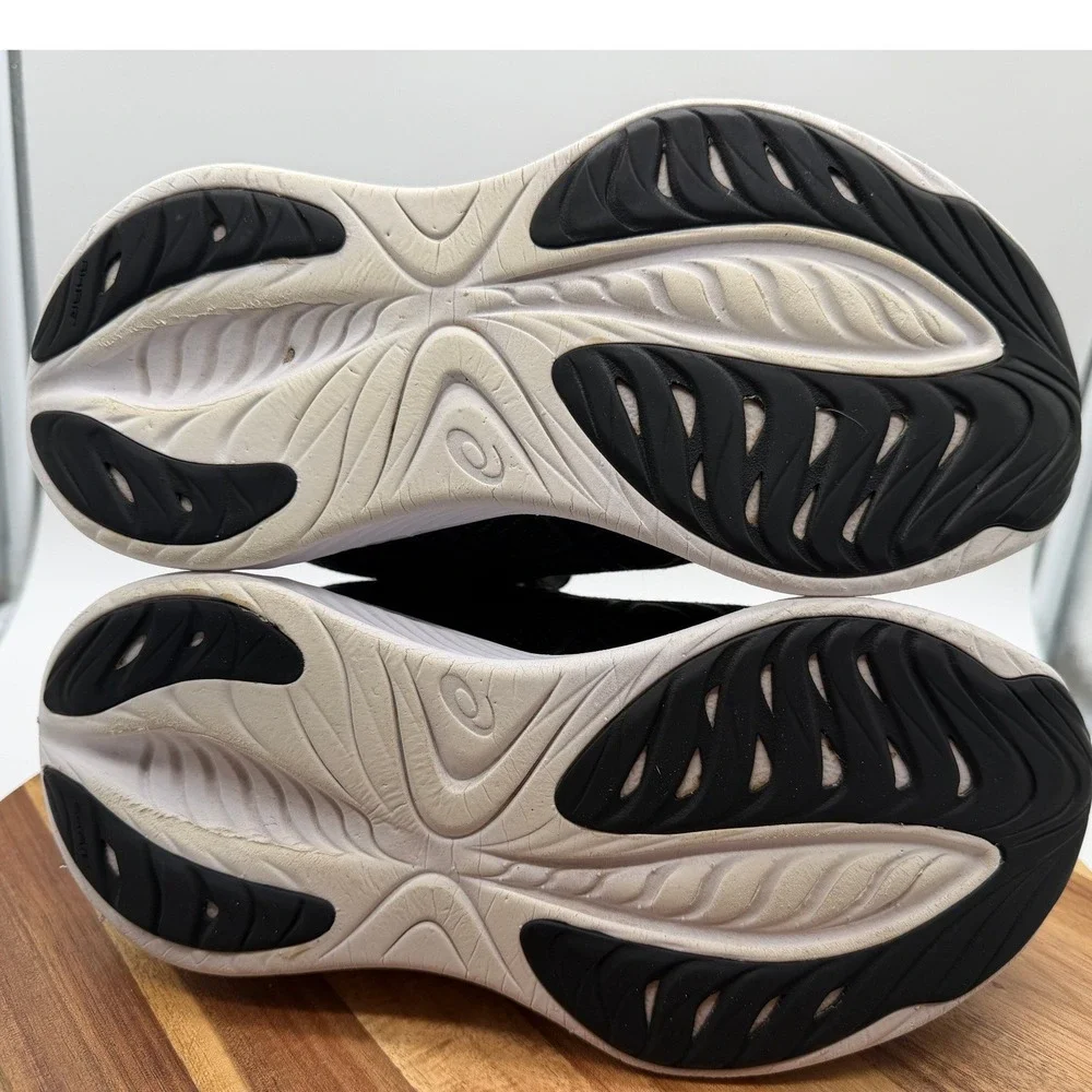 Asics Gel-Cumulus 25 Women's Size 6 1/2W Black White Running Shoes Wide 0422